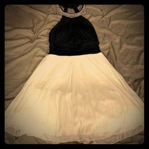 Black and white dress